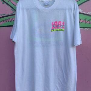 Photo detail:DAYGLOW 1991 HAWAII GRAPHIC RIBBED T-SHIRT