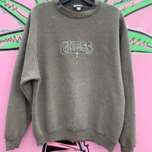 Photo detail:EMBROIDERED GUESS PULLOVER SWEATSHIRT