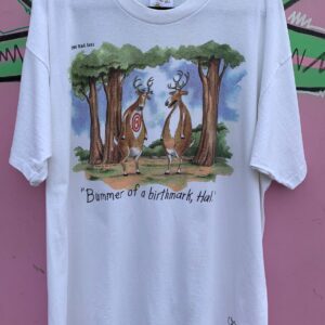 Photo detail:FAR SIDE COMIC BUMMER OF A BIRTHMARK GRAPHIC SINGLE STITCH T-SHIRT