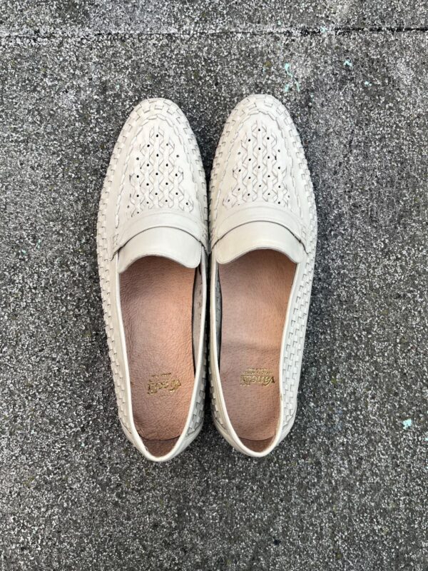 BRAIDED WOVEN LEATHER PENNY LOAFER *DEADSTOCK