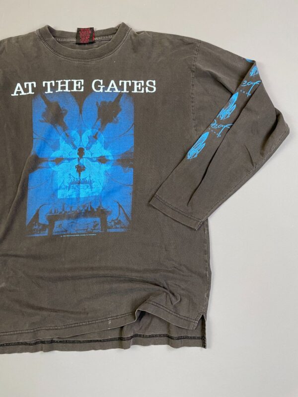 AT THE GATES 1993 WITH FEAR I KISS THE BURNING DARKNESS LONG SLEEVE GRAPHIC T SHIRT