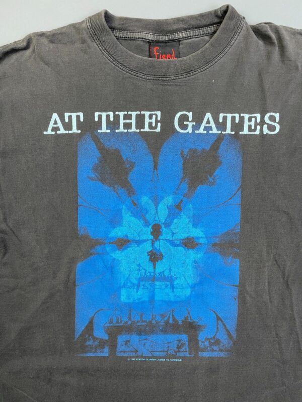 AT THE GATES 1993 WITH FEAR I KISS THE BURNING DARKNESS LONG SLEEVE GRAPHIC T SHIRT