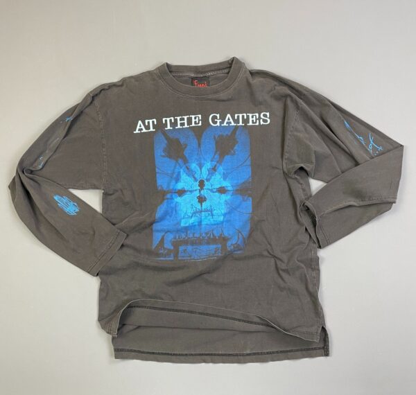 AT THE GATES 1993 WITH FEAR I KISS THE BURNING DARKNESS LONG SLEEVE GRAPHIC T SHIRT