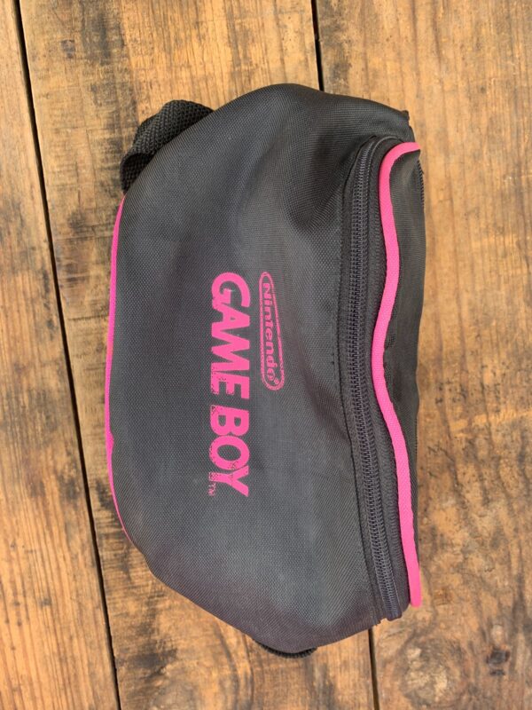 RETRO GAMEBOY FANNY PACK W/ PINK PIPING