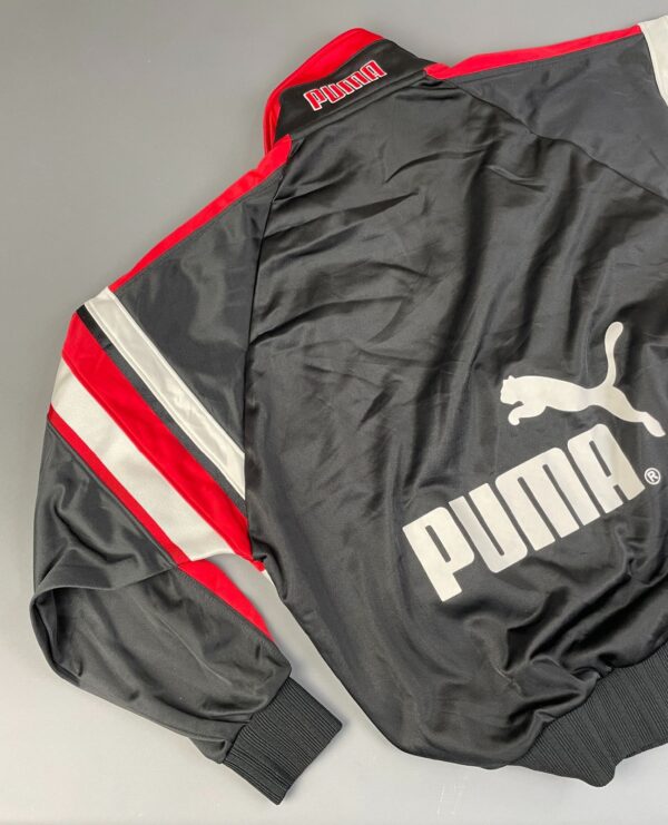 SO CUTE!!! COLORBLOCK ZIP-UP TRACK JACKET EMBROIDERED PUMA BACK LOGO