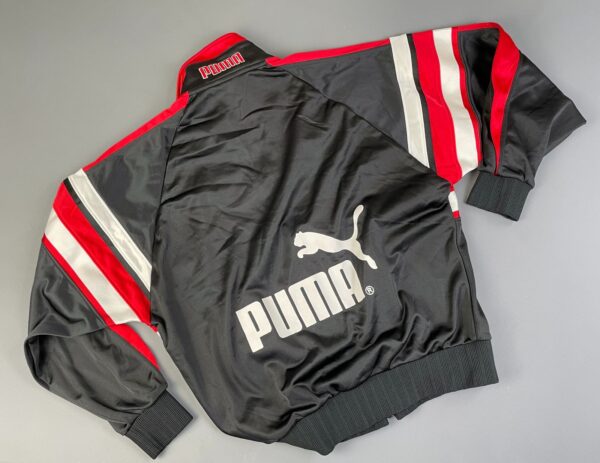 SO CUTE!!! COLORBLOCK ZIP-UP TRACK JACKET EMBROIDERED PUMA BACK LOGO