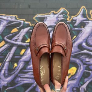 Photo detail:STITCH TOE LEATHER LOAFER SHOE