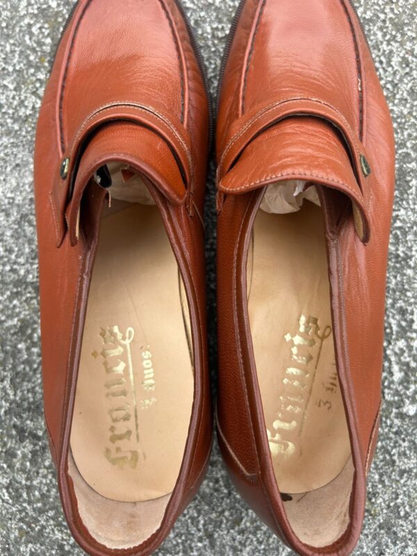 STITCH TOE LEATHER LOAFER SHOE