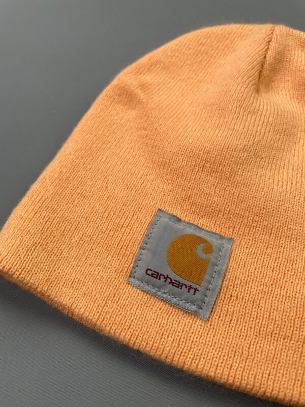 BASIC SORBET PEACH COLORED CARHARTT KNIT BEANIE