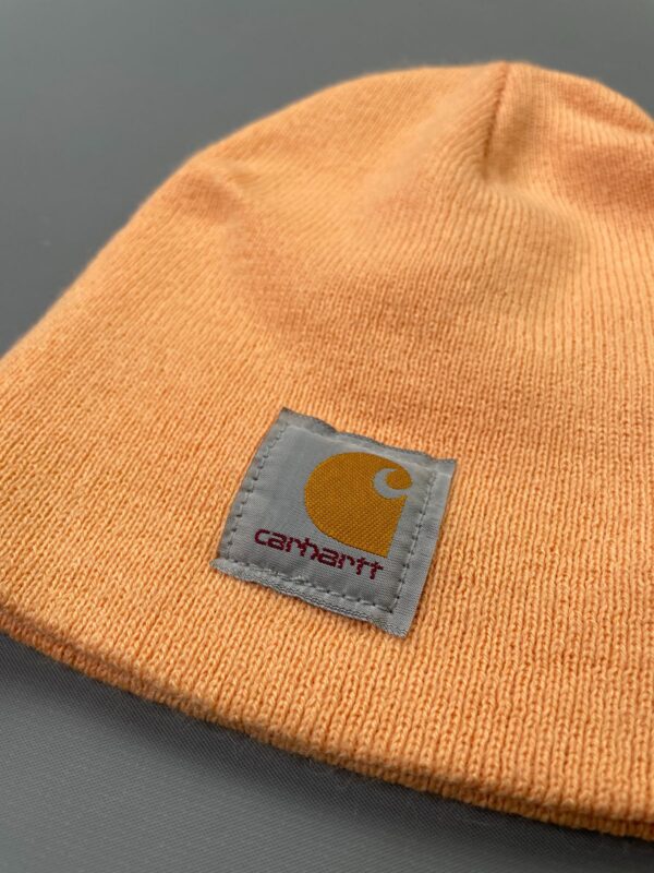 BASIC SORBET PEACH COLORED CARHARTT KNIT BEANIE