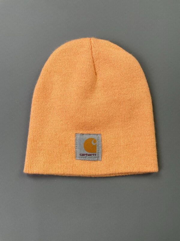 BASIC SORBET PEACH COLORED CARHARTT KNIT BEANIE