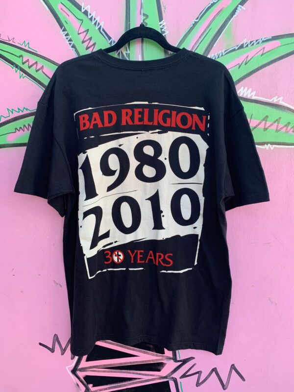 DEADSTOCK BAD RELIGION 2010, 30 YEAR REUNION TSHIRT