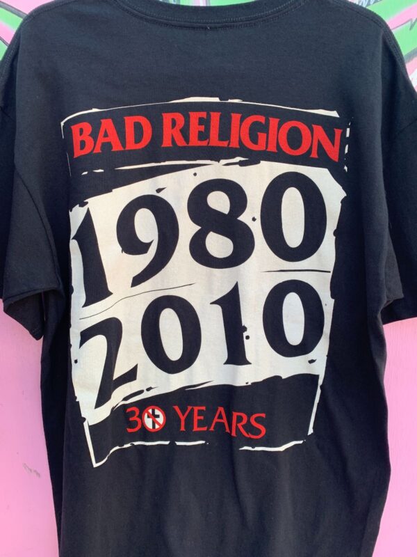 DEADSTOCK BAD RELIGION 2010, 30 YEAR REUNION TSHIRT