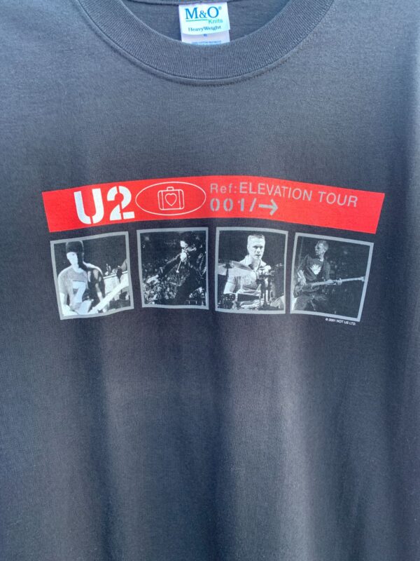 DEADSTOCK 2001 U2 ELEVATION TOUR GRAPHIC TSHIRT