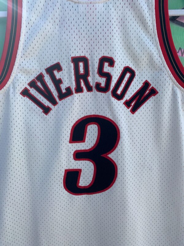 76ERS ALLEN IVERSON 3 BASKETBALL HERITAGE JERSEY