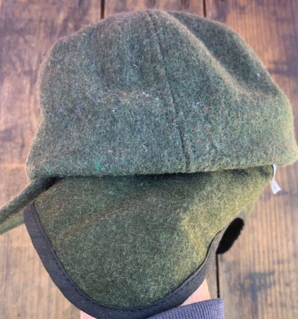 WOOL HUNTING HAT W/ EAR WARMING FLAPS