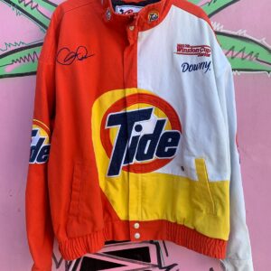 Photo detail:AS-IS NASCAR WINSTON CUP SERIES TIDE SCOTT PRUETT #32 ZIPUP RACING JACKET