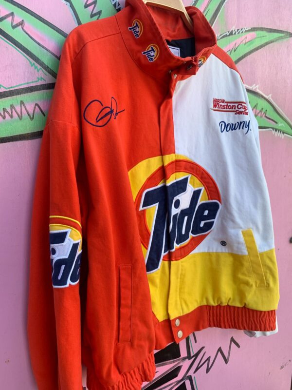 AS-IS NASCAR WINSTON CUP SERIES TIDE SCOTT PRUETT #32 ZIPUP RACING JACKET