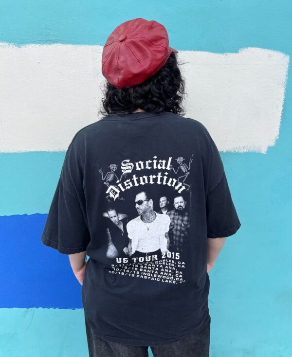 SOCIAL DISTORTION 2015 TOUR TSHIRT