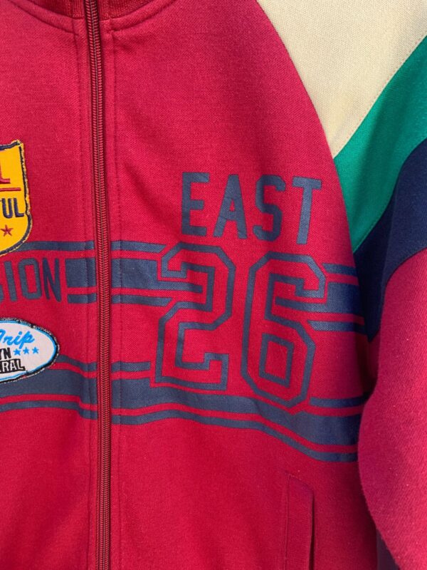 COLORBLOCK EAST 26 ZIP-UP TRACK JACKET PATCHES & PRINT