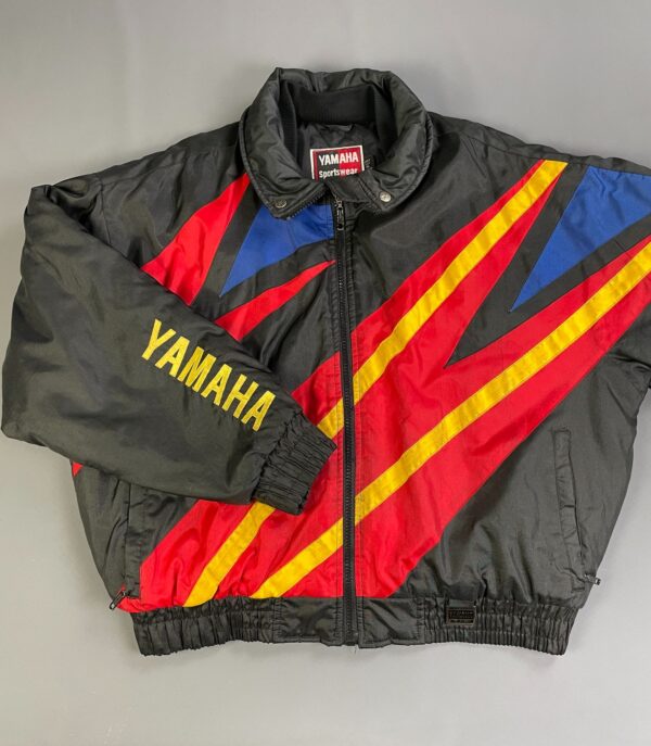 RAD!!! COLORBLOCK EMBROIDERED YAMAHA SKI JACKET QUILTED LINING