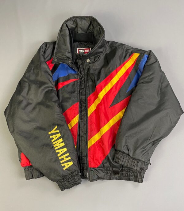 RAD!!! COLORBLOCK EMBROIDERED YAMAHA SKI JACKET QUILTED LINING