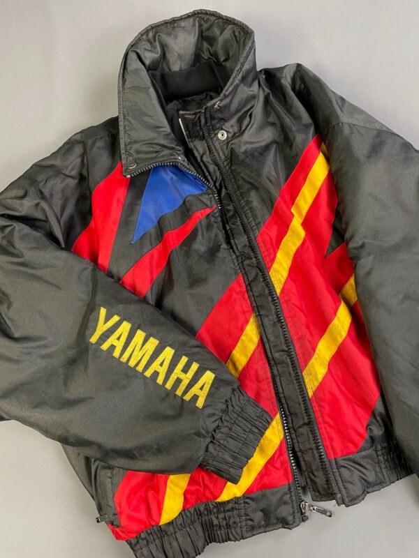 RAD!!! COLORBLOCK EMBROIDERED YAMAHA SKI JACKET QUILTED LINING