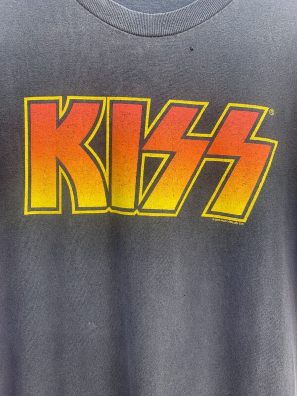 FADED 2006 KISS LOGO BAND T-SHIRT