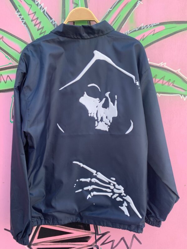 BW GRIM REAPER PUFF PRINT COACH JACKET