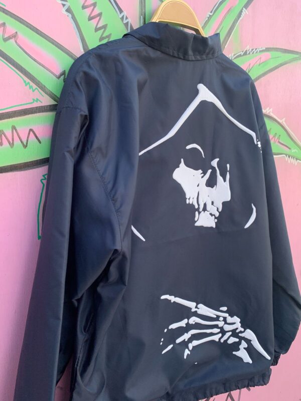 BW GRIM REAPER PUFF PRINT COACH JACKET