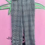 AS IS 1970S WOOL PLAID STRAIGHT LEG TROUSERS