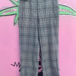 Photo detail:AS IS 1970S WOOL PLAID STRAIGHT LEG TROUSERS