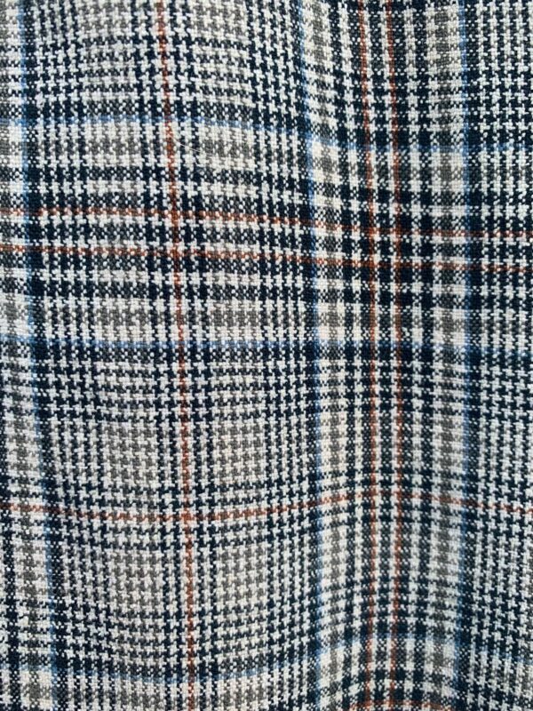 AS IS 1970S WOOL PLAID STRAIGHT LEG TROUSERS