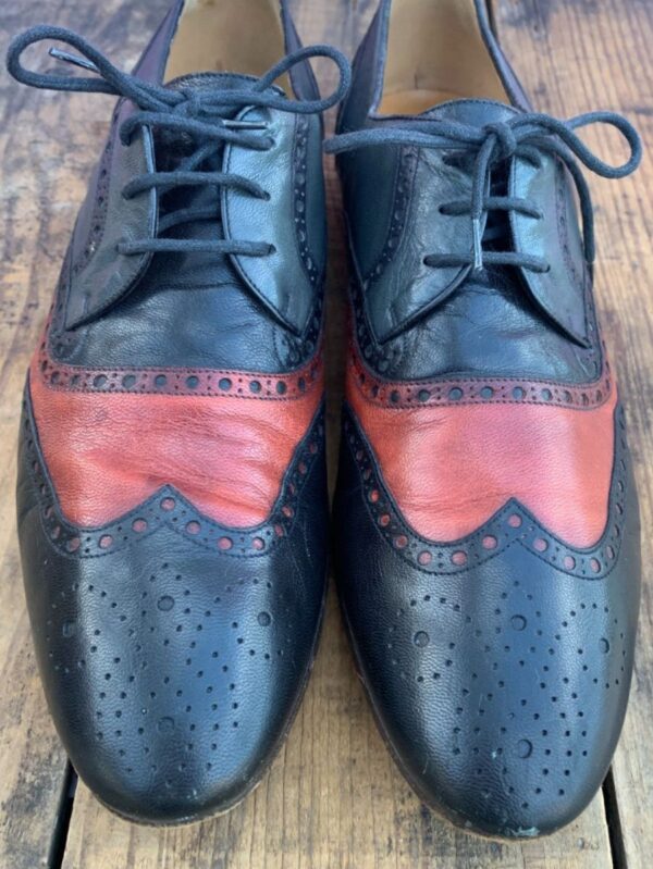 GUCCI BROGUE WINGTIP LEATHER OXFORD SHOES