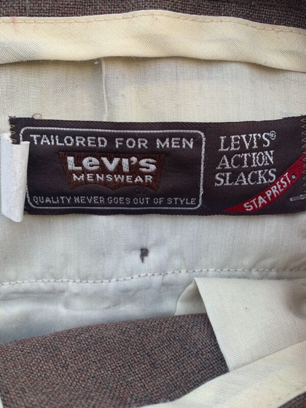 LEVIS BROWN ACTION SLACK PANTS