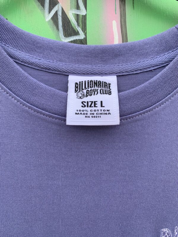 PERIWINKLE EMBROIDERED BILLIONAIRE BOYS CLUB TSHIRT