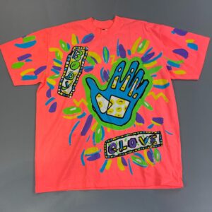 Photo detail:DEADSTOCK NEON ALLOVER PRINT BODY GLOVE TSHIRT ALLOVER PRINT NWT