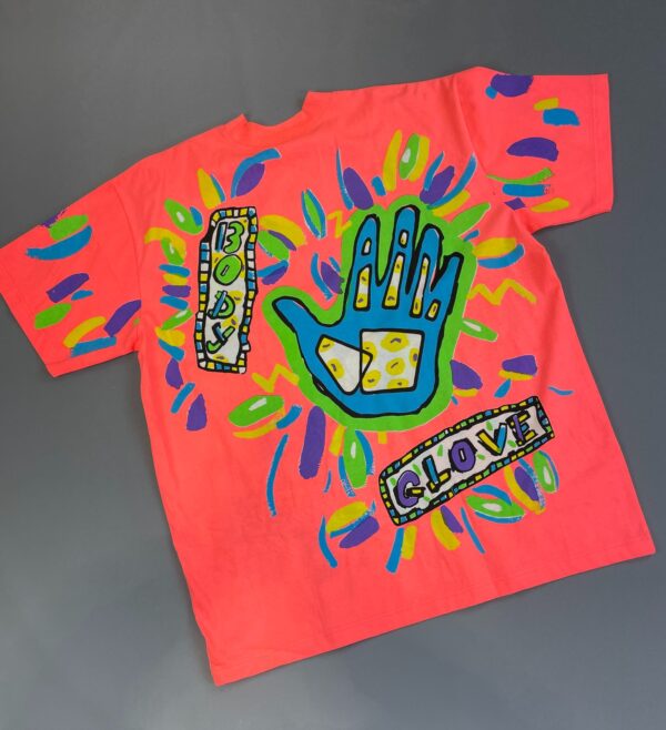 DEADSTOCK NEON ALLOVER PRINT BODY GLOVE TSHIRT ALLOVER PRINT NWT