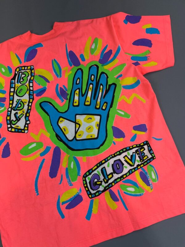 DEADSTOCK NEON ALLOVER PRINT BODY GLOVE TSHIRT ALLOVER PRINT NWT