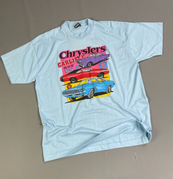 1995 CHRYSLER AT CARLISLE GRAPHIC SINGLE STITCH T-SHIRT *DEADSTOCK