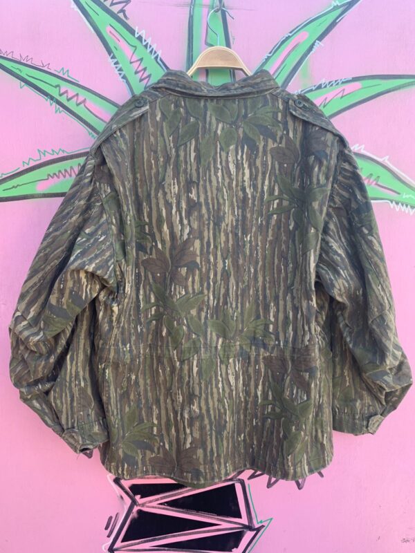 REALTREE FOREST CAMO COLD WEATHER MILITARY JACKET W/ HIDEAWAY HOOD