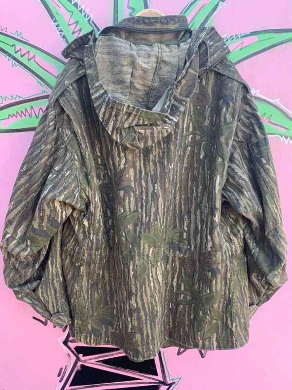 REALTREE FOREST CAMO COLD WEATHER MILITARY JACKET W/ HIDEAWAY HOOD