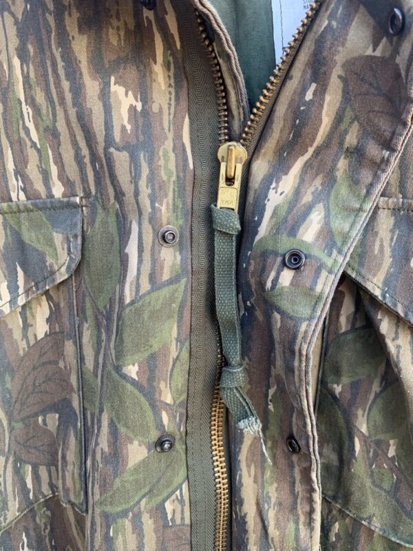 REALTREE FOREST CAMO COLD WEATHER MILITARY JACKET W/ HIDEAWAY HOOD