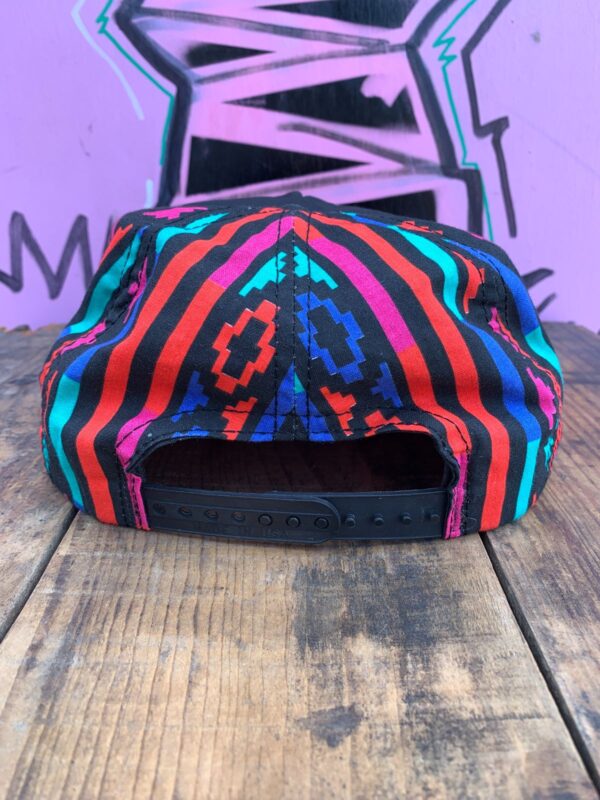 FUNKY RODEO GEOMETRIC PRINT SNAPBACK HAT