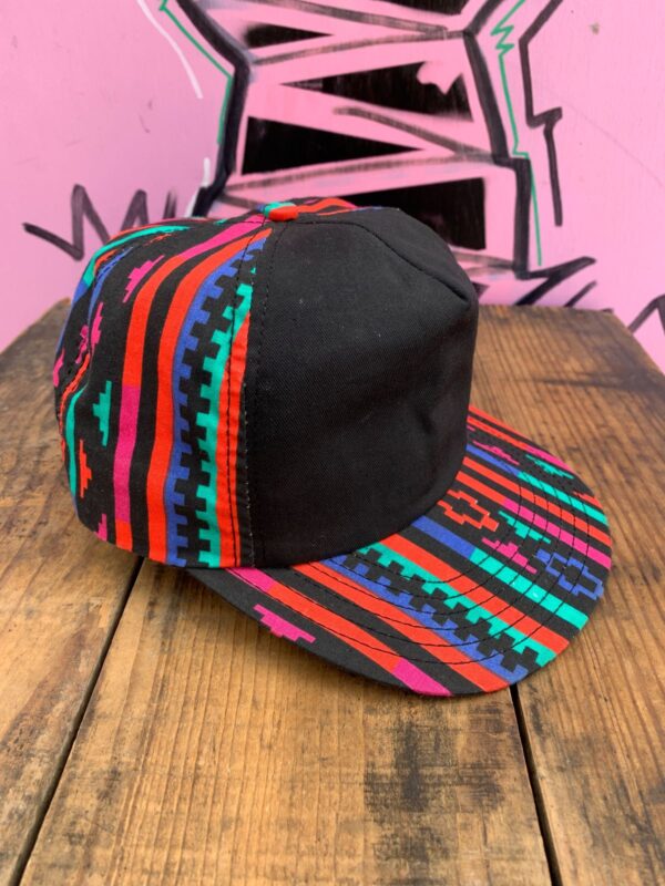 FUNKY RODEO GEOMETRIC PRINT SNAPBACK HAT