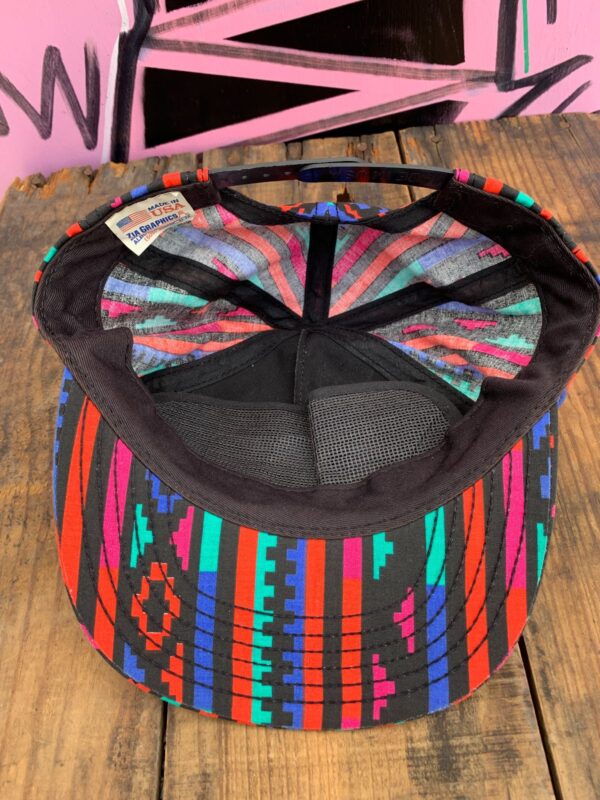 FUNKY RODEO GEOMETRIC PRINT SNAPBACK HAT