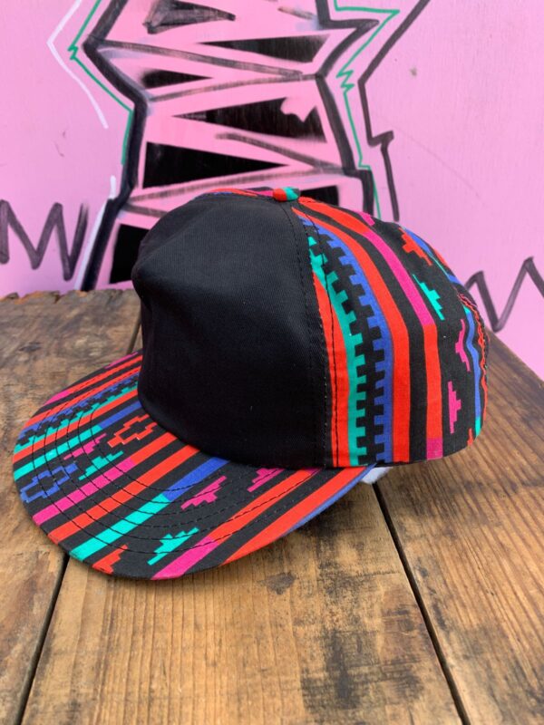 FUNKY RODEO GEOMETRIC PRINT SNAPBACK HAT