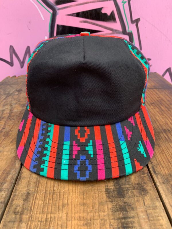 FUNKY RODEO GEOMETRIC PRINT SNAPBACK HAT