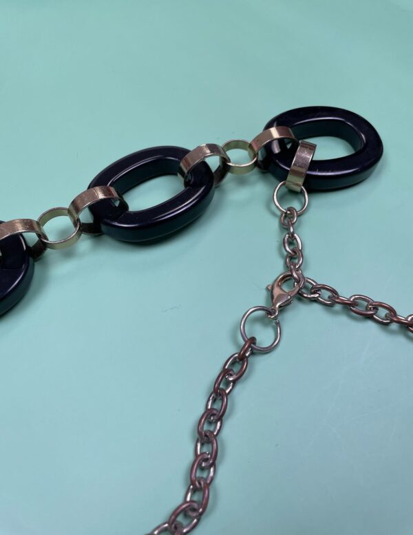 *AS-IS* AMAZING 1960S MOD STYLE HEAVY LOOP CHAIN BELT