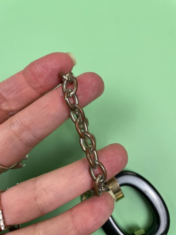 *AS-IS* AMAZING 1960S MOD STYLE HEAVY LOOP CHAIN BELT